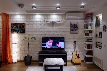Как оформить квартиру-студию для холостяка: реальный пример в Москве